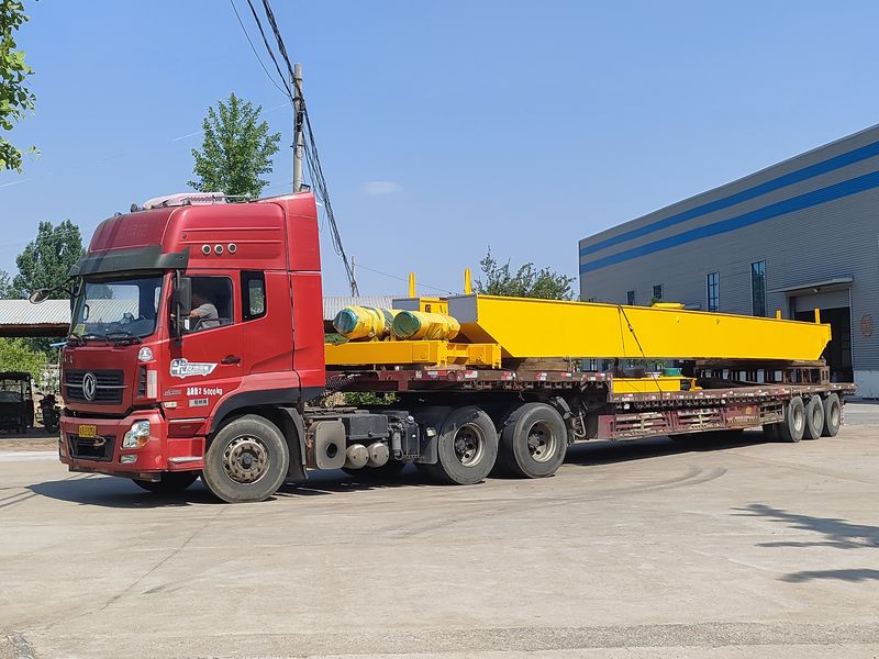 電動葫蘆橋式起重機  LH16/5t-16.4m 制作完成，發(fā)往湖南交付客戶使用。
